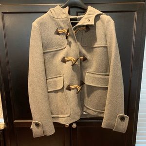 J.Crew gray wool peacoat size 6